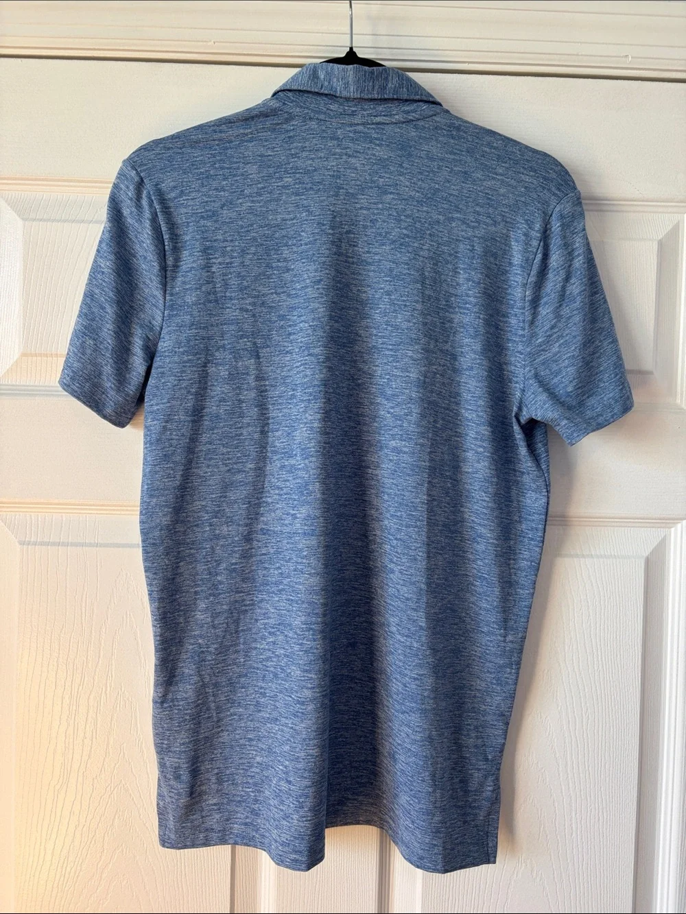 Abercrombie Kids Heathered Light Blue Polo NEW size 15/16